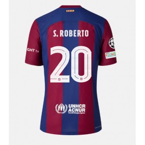 Maillot de foot Barcelona Sergi Roberto #20 Domicile 2023-24 Manches Courte